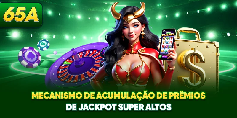 Mecanismo de acumulação de prêmios de jackpot super altos